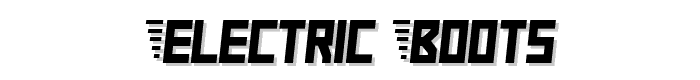Electric Boots font